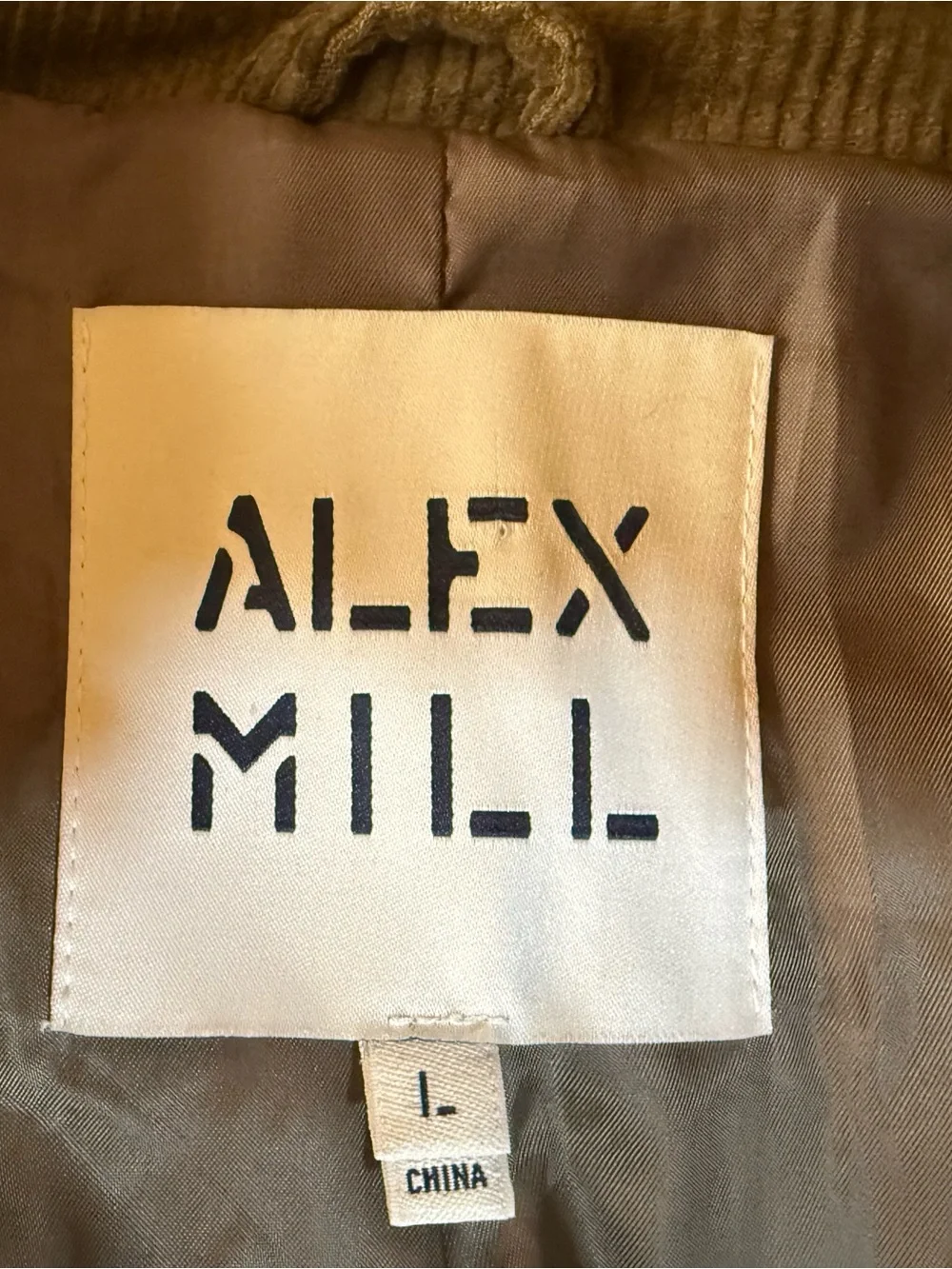 Alex Mill Corduroy Blazer Olive Men’s Large